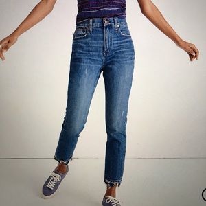 Madewell high-rise slim boyfriend jeans